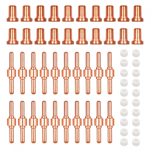 60pcs Air Plasma Cutting Cutter Consumables Extended Fit PT-31 Torch Cut-45