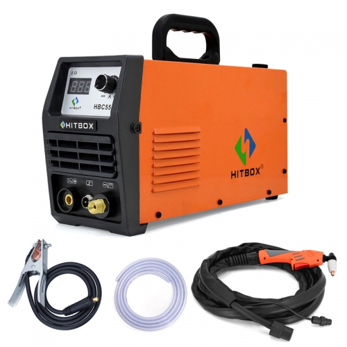 HITBOX Mosfet Cutter HBC55 Gas Cutting Machine 220V Mosfet Technology Potable Size Carbon Steel Cutting Tools