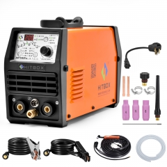 HITBOX Tig Welder Arc Tig Pulse TIG Dual 110V 220V Voltage 3 in 1 TIG200P Argon Welding Machine Inverter Welder