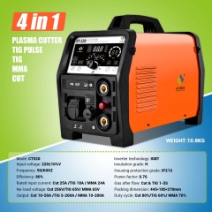 HITBOX Plasma Cutter Tig Arc Welding CT520 Digital 220V Cutting Machine 4T Easy Cut Tig Arc Functions Multi Use Latest Design